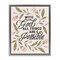 Stupell Industries All Things Possible With God Floating Frame By Muffin Grayson